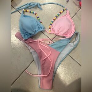 Beaded bikini set
